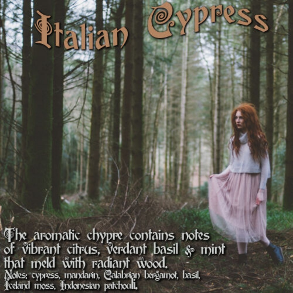 ITALIAN CYPRESS Scented Fragrance Body Oil
